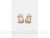 South Beach EMBROIDERED BASE - Platform sandals - natural/beige