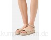 South Beach EMBROIDERED BASE - Platform sandals - natural/beige