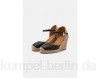 Unisa CASTILLA - Platform sandals - black