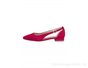 Tamaris Ankle cuff ballet pumps - lipstick/red