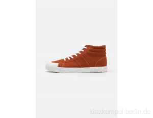 Cotton On LACCA - High-top trainers - burnt red/white/dark red