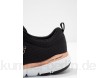 Skechers Wide Fit FLEX APPEAL 3.0 - Trainers - black/rose gold/black