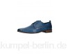 Manfield MIT KROKOMUSTER - Casual lace-ups - blue