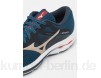 Mizuno WAVE INSPIRE 17 - Stabilty running shoes - india ink/platinum gold/ignition red/dark blue