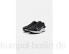 Nike Performance AIR ZOOM PEGASUS 38 FLYEASE 4E - Neutral running shoes - black/white/anthracite/volt/black