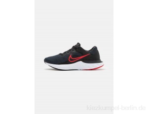 Nike Performance RENEW RUN 2 - Neutral running shoes - black/university red/dark smoke grey/white/black