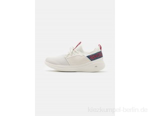 Skechers Performance GO RUN FAST - Neutral running shoes - white/blue/red/white