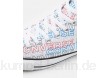 Converse CHUCK TAYLOR ALL STAR WORDMARK PRINT UNISEX - High-top trainers - white/university red/digital blue/white