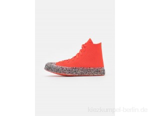 Converse RENEW CHUCK 70 RECYCLED UNISEX - High-top trainers - bright poppy/string/barely volt/red