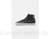 Nike Sportswear BLAZER MID '77 UNISEX - High-top trainers - black/smoke grey/electric green/black
