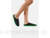 Giesswein WOOLPOPS - Slippers - anthrazit/grün/neon green