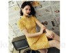 HLMJ Chinesische Frauen-Spitze Qipao Sexy Verschüttetes Cheongsam Kragen Neuheit chinesischen Kleid-Elegante Dame-Partei-Kleid (Color : Style 13 Size : 3XL.)