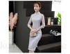 HLMJ Chinesische Frauen-Spitze Qipao Sexy Verschüttetes Cheongsam Kragen Neuheit chinesischen Kleid-Elegante Dame-Partei-Kleid (Color : Style 14 Size : S.)