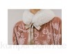 HLMJ Herbst-Winter-Retro Temperament Velvet Verbesserte Cheongsam Kleid Frauen schnüren Stitching Druck-Party-Elegante Kleider (Color : Photo Color Size : S.)