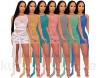 JQAM Damen Frühlings- und Sommerkleider ärmellose Bodycon-Riemen Hohe Stretch-Nachtclub Sexy Mesh Kleid (Color : Light Blue Size : XXXXX-Large)