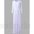 T-ara Modischer Stil Anmutige Frauen Oansatz Langhülse Feste Farbe Hohe Taille Weich und bequem (Color : White Size : S)