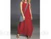T-ara Modischer Stil Frauen Baumwolle Casual O-Neck Wesentliche Farbe Egotistische Verfassung Weich und bequem (Color : Red Size : 12)