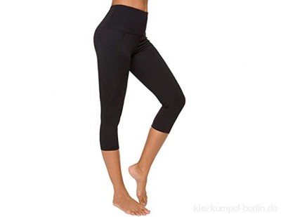Ansenesna Shorts Damen Jersey Leggings Sport Tasche Elegant Fitness Hose Frauen High Waist Yoga Hosen Mit Seitentaschen