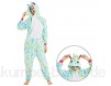 HJG Frauen Tier Onesies Pyjamas Unicorn Kostüm Strampelanzug Plüsch mit Kapuze Pyjama Nachtwäsche Housewear