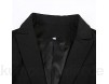 Kaiki Retro Frauen Elegant Mini Blazer Kleid mit Gürtel Langarm V-Ausschnitt Solide Business Lange Hülse Büro Jacken Anzug mit Tasche