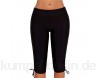 Luandge Damen High Waist Tummy Control Slim Fit Workout Laufen Skinny Pants Yogahosen Einfarbige Stretch Softy Shorts
