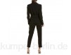 Tahari ASL Damen Belted Asymmetric Pebble Crepe Pant Suit Businessanzughosen-Set