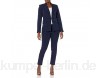 Tahari ASL Damen Faux Double-Breasted Jacket and Ankle Pant Businessanzughosen-Set