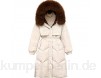 YUTRD Winter Enten Daunenjacke Damen Kapuze Langen Mantel Taille abnehmen einfache Daunenjacke (Size : X-Large)