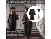 Graduation Kleid Kappe Quaste Set 2021- Abschlusskleid Gown Ma tte Kleid für alle Graduationen College High School und alle Anderen Abschlüsse 3 Farben