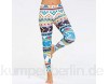 Lulupi Sportleggings Damen Yoga Pants Print High Waist Gym Sport Leggings Tummy Control Running Workout Stretch Trainingshose