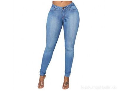 POTOU 2021 High Waist Damen Jeans Sommer Einfarbige Hohe Taille Und Geradem Bein Eng Anliegende Elastische Schmal Geschnittene Freizeithose Leggings Gerade