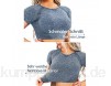 INSTINNCT Damen Nahtlos Kurzarm Laufshirt Sport Shortsleeve Oberteil Yoga T-Shirts Cropped Top Ladies Short Tee