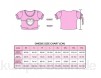 LittleForBig Kawaii bauchfreie Top Puffärmel und U-Ausschnitt Hemd – Kleines Monster/Babygirl