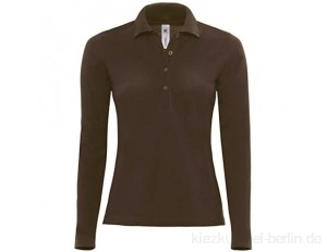 Langarm-Poloshirt 'Safran Pure' Farbe:Brown;Größe:XL XL Brown
