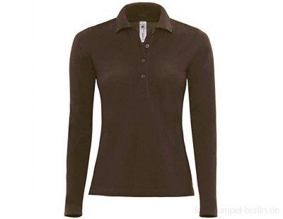 Langarm-Poloshirt \'Safran Pure\' Farbe:Brown;Größe:XL XL Brown