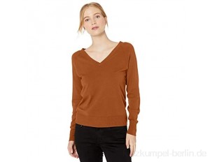 -Marke: Daily Ritual Damen Fine Gauge Stretch V-Neck Pullover Sweater
