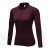 WOWENY Damen 1/4 Reißverschlus Fleecepullover Fleece Laufshirt Langarm Atmungsaktive Funktionsshirt Sportshirt Fitness Shirt