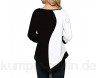 ZJMIYJ Damen Langarmshirt 3D-Druck Blumen T-Shirt Frauen O-Neck Streetwear Unregelmäßige Lose T-Shirts Plus Size Tops