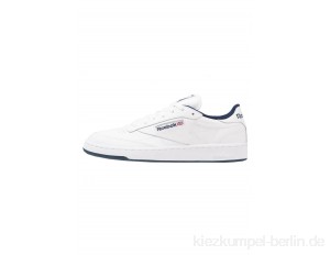 Reebok Classic CLUB C 85 LEATHER UPPER SHOES - Trainers - white/navy/white