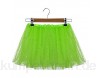 Kviklo Damen Mini Tutu LED-Licht Petticoat Elastische Taille Tanzender Rock