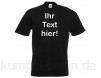 T-Shirt Herren - Aufdruck individuell - mit Wunschtext Bedruckt - Druck personalisiert - Geschenk für Party Sport