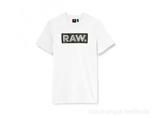 G-STAR RAW Herren Reinforced Reflective Raw. Logo+ T-Shirt