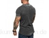 Soupliebe Sommer T-Shirt Herren Rundhalsausschnitt Slim Fit Basic Männer Freizeit Funktions T-Shirt Kurzarmshirt Kurzarm Tops