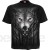 Spiral - Forest Wolf - T-Shirt - Schwarz