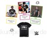 WWE NWO-Klassiker-Logo Herren-T-Shirt | Official Merchandise | Wrestlemania, Geburtstag Geschenk-Idee für Vati, Sohn, Bruder, für Zuhause oder das Gym