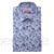 Marvelis Modern Fit Businesshemd Halbarm Brusttasche Muster blau Größe 43
