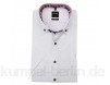 OLYMP Luxor modern fit Hemd Halbarm Button Down Kragen weiß