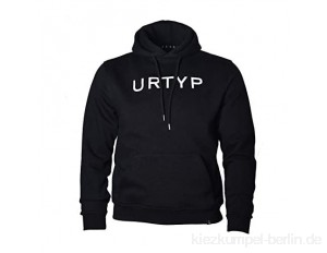 ASTRA Urtyp Hoodie Unisex, Sweater in Schwarz, sportlicher Kapuzen-Pullover mit Logo-Print auf Brust & Kapuze, Pulli für Männer & Frauen