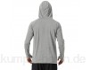 donhobo Herren Laufshirt Atmungsaktiv Sportshirt Hoodies Sweatshirt Langarm Stretch Gym Running Shirt
