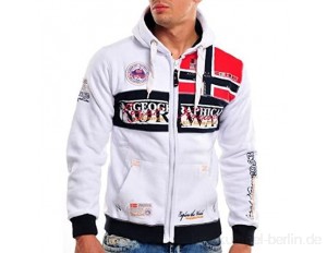 Geographical Norway Sweatjacke Hoodie Pullover Sailing FLYER Neu